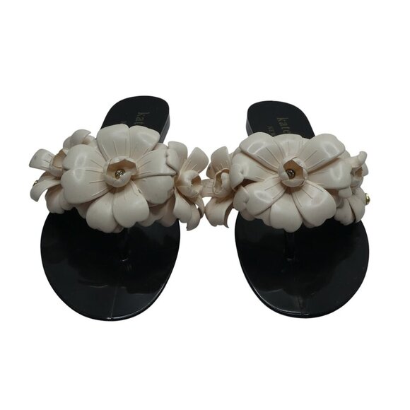 Kate Spade Jaylee PVC Flower Ladybug Open Toe Slide Thong Sandals Flats Womens 6 - Picture 14 of 14